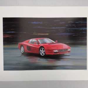 Ferrari 512 TR - Litografia #717/92