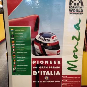Gran Premio d'Italia, Campionato Mondiale Formula 1 1993 - Poster Originale