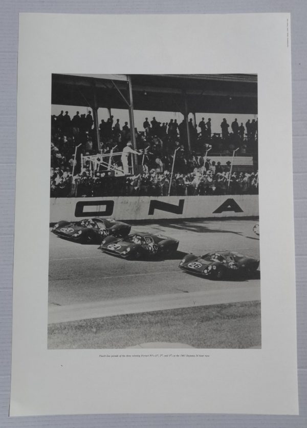 Parata delle Ferrari P3 alla 24h Daytona 1967 - Litografia #873/94