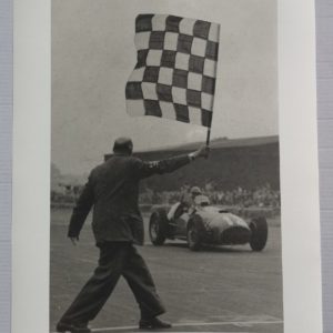 Prima Vittoria Iridata Ferrari GP Gran Bretagna 1951 - Litografia #872/94