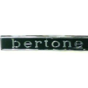 Bertone: Targhetta "bertone" - AR/35