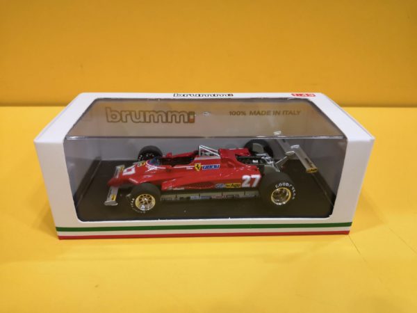 Brumm R272 - Ferrari 126 C2 GP USA Ovest 1982 Gilles Villeneuve