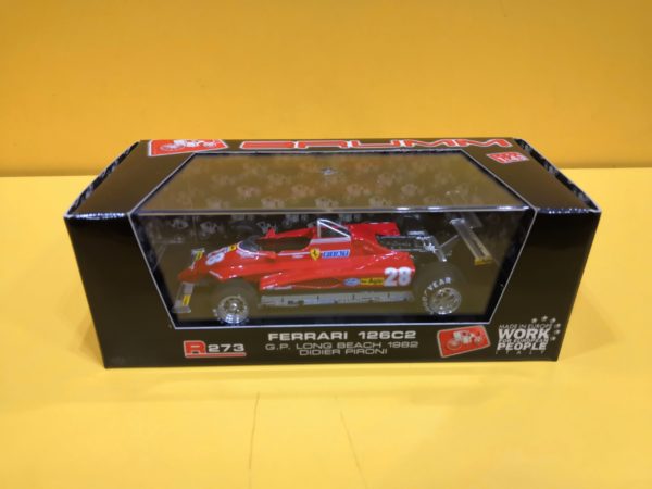 Brumm R273 - Ferrari 126 C2 GP USA Ovest 1982 Didier Pironi