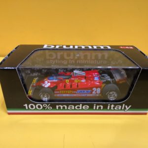 Brumm R488 - Ferrari 126 CX GP USA Ovest 1981 Didier Pironi