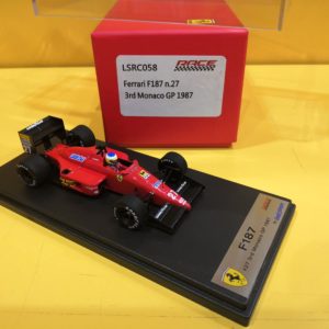 Look Smart LSRC058 - Ferrari F1-87 GP Monaco 1987 Michele Alboreto