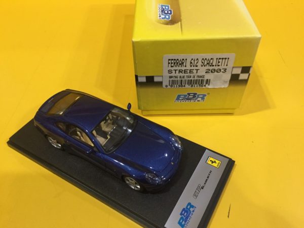 BBR Models BBR156G - Ferrari 612 Scaglietti 2003 Blu Tour de France