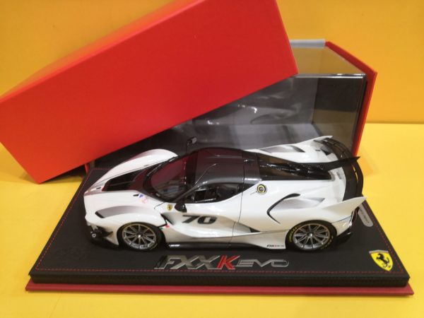 BBR Models BBR182280AST - Ferrari FXX K EVO 2017 Bianco Italia Metallizzato