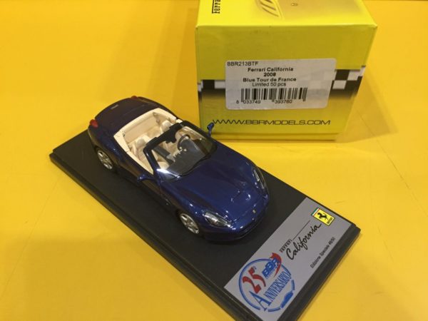 BBR Models BBR213BTF - Ferrari California 2008 Blu Tour de France