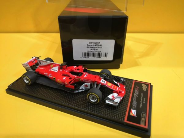 BBR Models BBRC206A - Ferrari SF70H GP Belgio 2017 Sebastian Vettel
