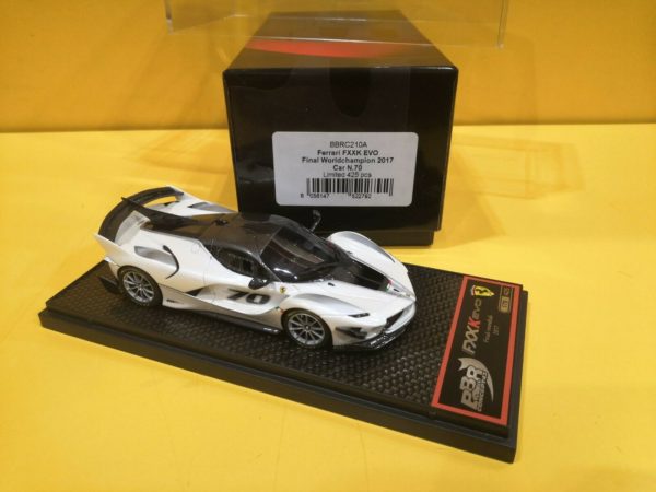 BBR Models BBRC210A - Ferrari FXX K EVO 2017 Bianco Italia Metallizzato