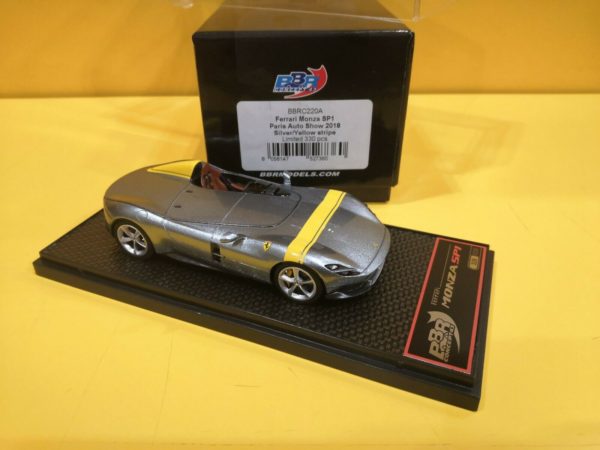 BBR Models BBRC220A - Ferrari Monza SP1 2018 Grigio Titanio Metallizzato