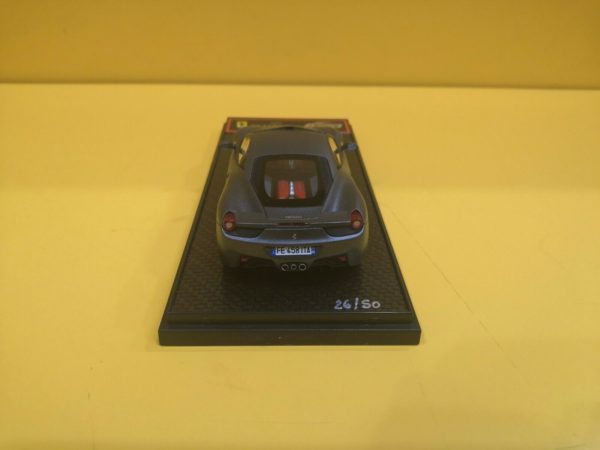 BBR Models BBRC22E2 - Ferrari 458 Italia 2009 Grigio Argento Opaco - immagine 4