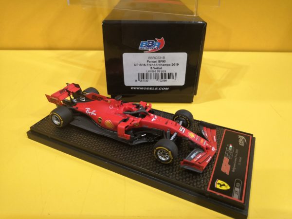 BBR Models BBRC231B - Ferrari SF90 GP Belgio 2019 Sebastian Vettel