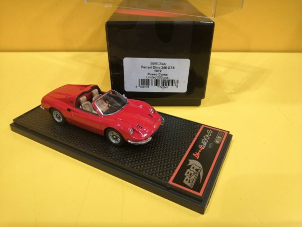 BBR Models BBRC54A – Ferrari Dino 246 GTS 1972 Rosso Corsa