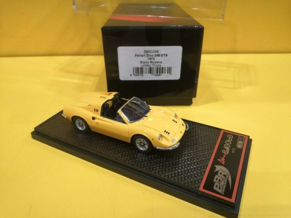 BBR Models BBRC54B – Ferrari Dino 246 GTS 1972 Giallo Modena