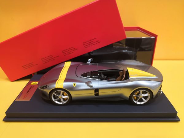 Look Smart LS18_021A - Ferrari Monza SP1 2018 Grigio Titanio Metallizzato