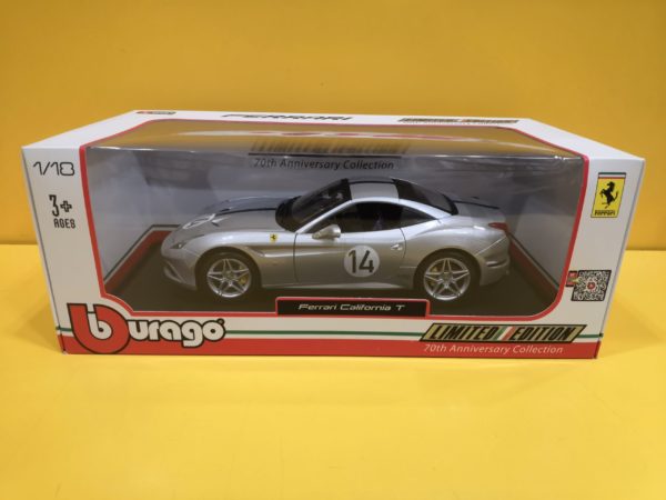 Bburago Limited Edition - Ferrari California T "La Hot Rod" 70th Anniversary
