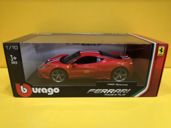 Bburago Race & Play - Ferrari 458 Speciale 2013 Rosso