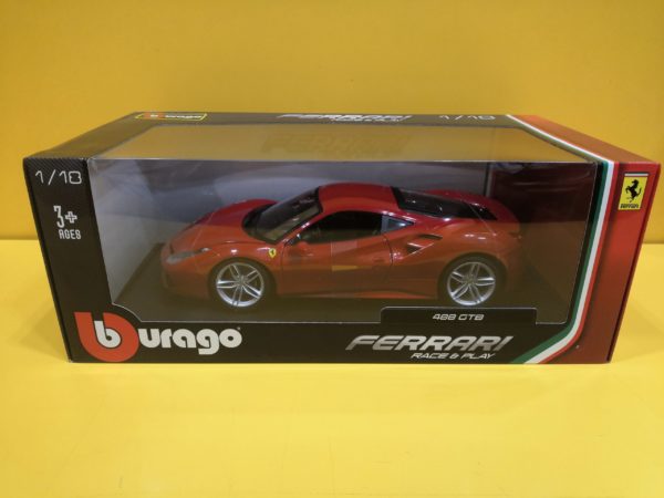 Bburago Race & Play - Ferrari 488 GTB 2015 Rosso