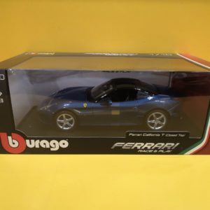Bburago Race & Play - Ferrari California T (Closed Top) 2014 Blu