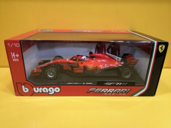 Bburago Racing - Ferrari SF71H 2018 Sebastian Vettel