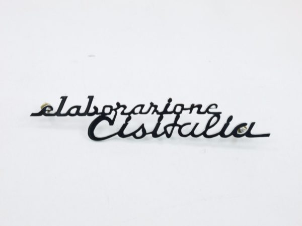 Cisitalia: Scritta "elaborazione Cisitalia" - CS/5