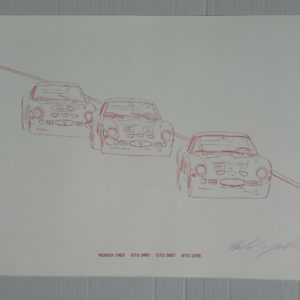 Ferrari 250 GTO #3451GT, #3607GT & #3705GT Monza 1963 - Hideki Yoshida