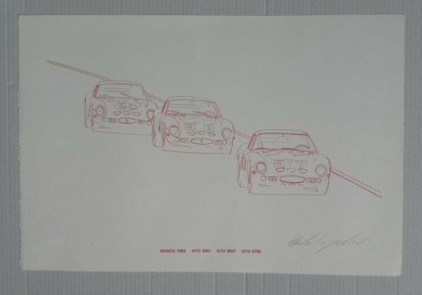 Ferrari 250 GTO #3451GT, #3607GT & #3705GT Monza 1963 - Hideki Yoshida