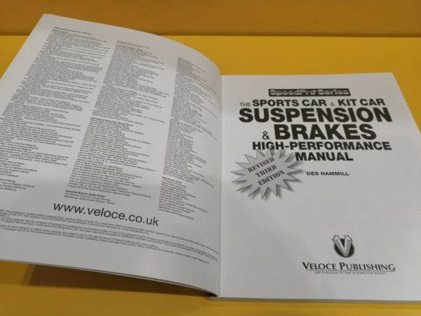 The Sportscar & Kitcar Suspension & Brakes High-Performance Manual - Des Hammill - immagine 4