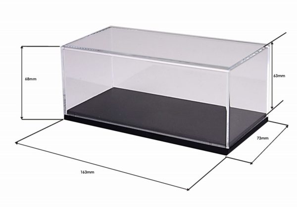 Vetrinetta con Base Nera per Modelli Scala 1:43 - immagine 2