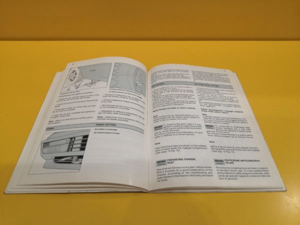 Ferrari 3.2 Mondial & Ferrari 3.2 Mondial Cabriolet Versione US 1986/87 - Uso e Manutenzione #397/85 - immagine 4