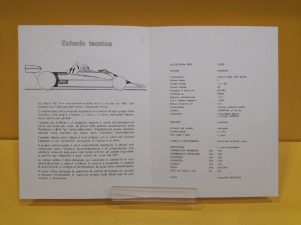 Ferrari 312 T3 - Brochure - immagine 2