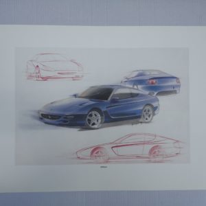 Ferrari 456 GT - Litografia #755/92