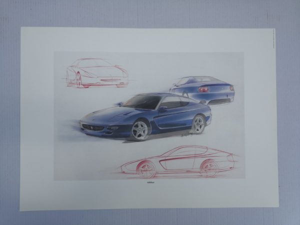 Ferrari 456 GT - Litografia #755/92