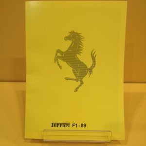 Ferrari F1-89 - Brochure #542/89