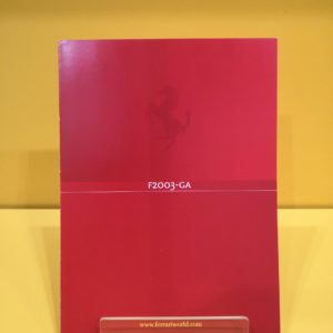 Ferrari F2003-GA - Brochure #1885/03