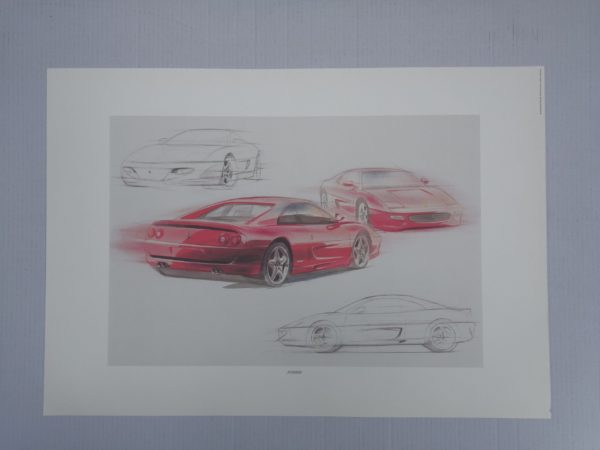 Ferrari F355 - Litografia #842/94 - 0.5M/02/95