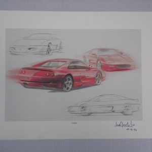 Ferrari F355 Speciale Natale 1994 - Litografia #842/94