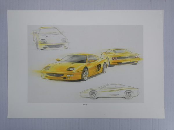 Ferrari F512 M - Litografia #896/94