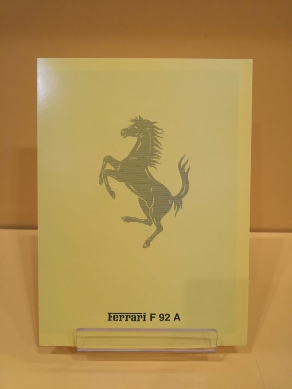 Ferrari F92A - Brochure #707/92
