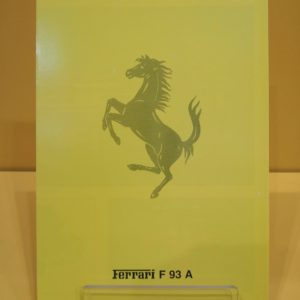 Ferrari F93A - Brochure #1-'93
