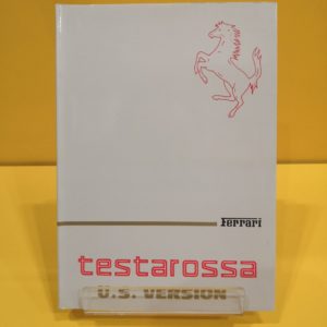 Ferrari Testarossa Versione US 1985/86 - Uso e Manutenzione #348/85