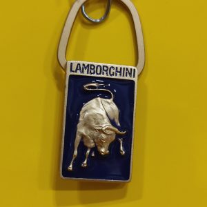 Portachiavi tipo Lorioli per Lamborghini sfondo Blu