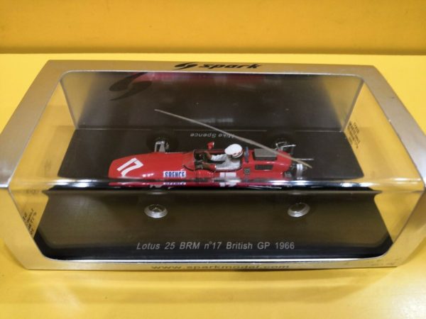 Spark S1853 - Lotus 25/33-BRM GP Gran Bretagna 1966 Mike Spence - immagine 2
