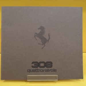 Ferrari 308 Quattrovalvole - Brochure #258/83