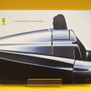 Ferrari 360 Spider - Brochure #1602/00