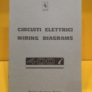 Ferrari 400i - Circuiti Elettrici #291/83