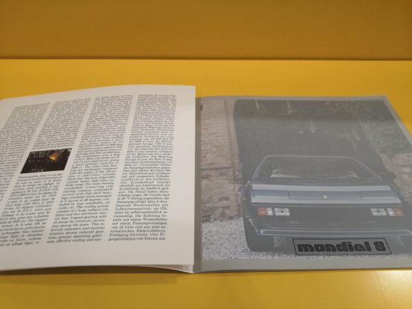 Ferrari Mondial 8 - Brochure #199/80 - immagine 2