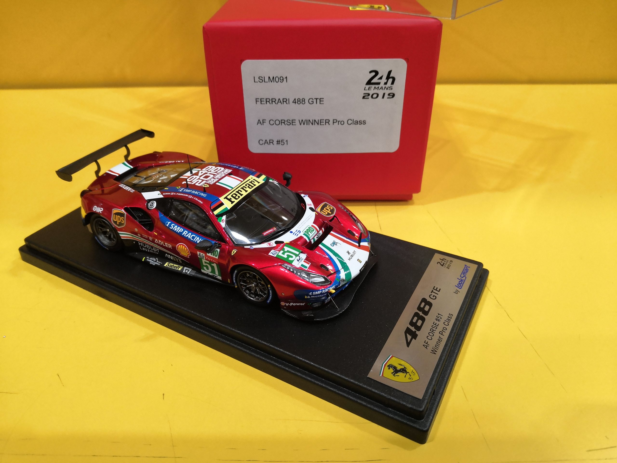 Look Smart Lslm091 – Ferrari 488 Gte 24H Le Mans 2019 – Maranello Collection