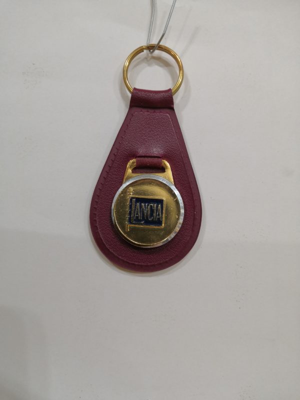 Portachiavi in Pelle Bordeaux Lancia